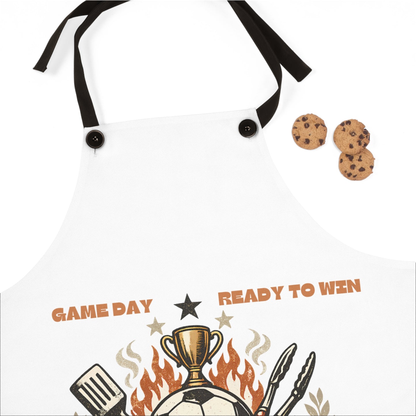 Game Day Grill Master Apron — Soccer Crest BBQ Apron