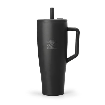 40oz Insulated Stainless Steel Tumbler with Handle & Straw | Leakproof Travel Mug for Hot & Cold Drinks (Insulated Era)