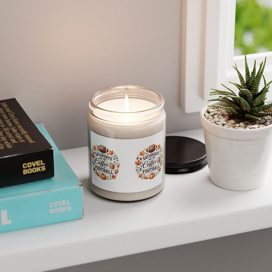 Cozy Fall Scented Soy Candle – 9oz Natural Aromatherapy Candle | Autumn Home Decor | Relaxing Gift for Coffee & Fall Lovers